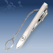 Metal Tie Clip Men's Suit Chain Simple Pattern Business Elegant Diamond Tie Clip