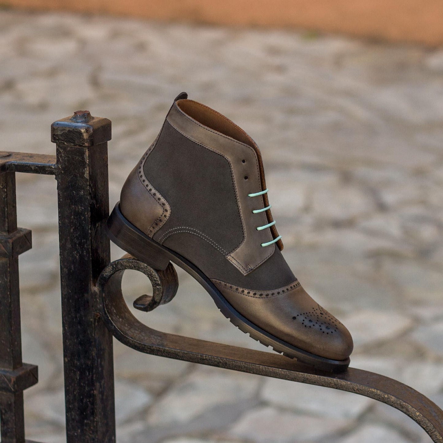 Women's Lace Up Brogue Boot _Model # 3061