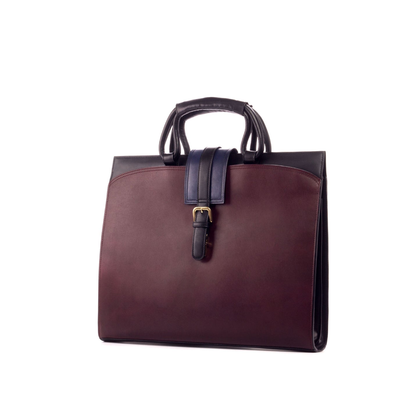 Brief Case_KD_Bespoke Leather Goods # 3069