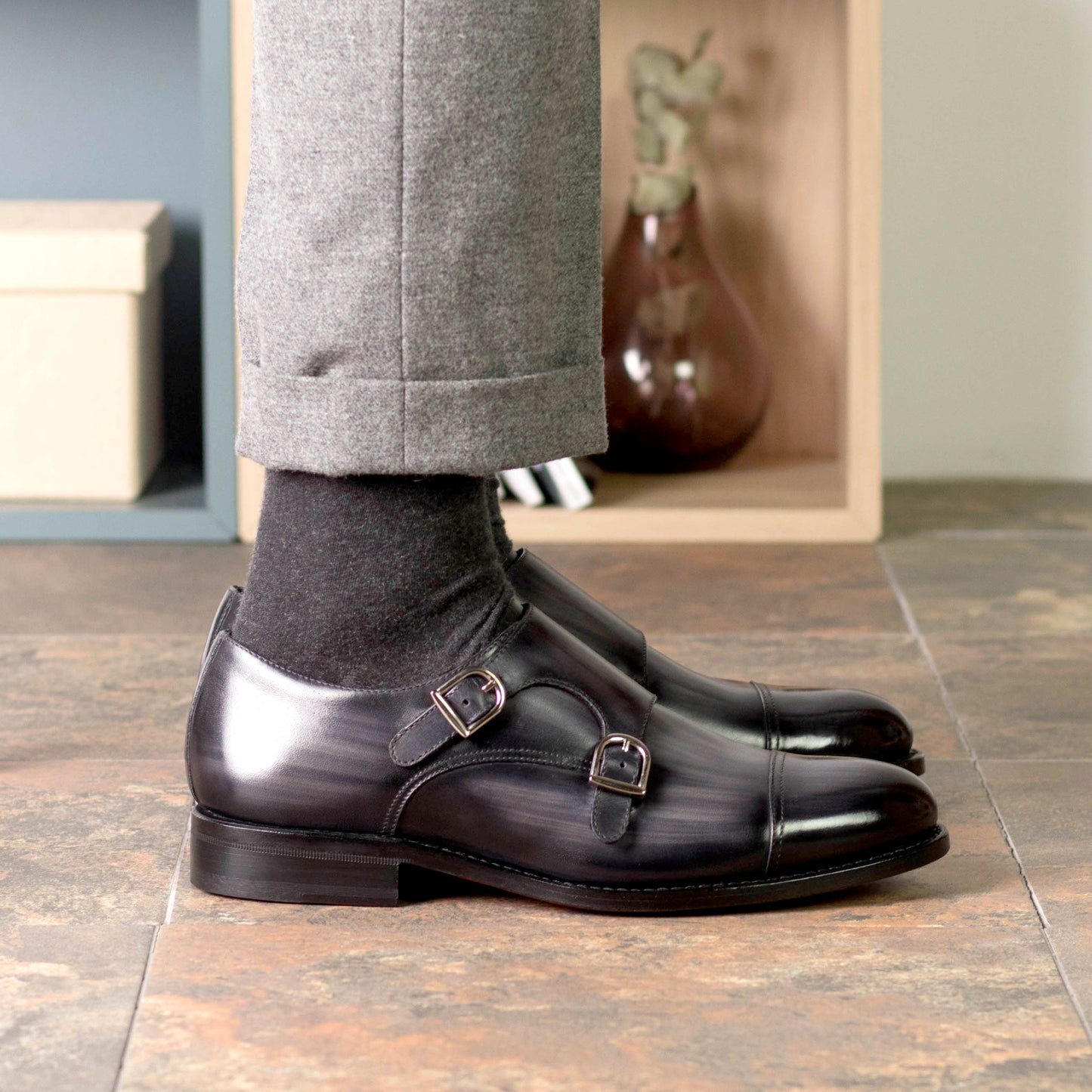 Double Monk_KD_5558_MEN'SHOES