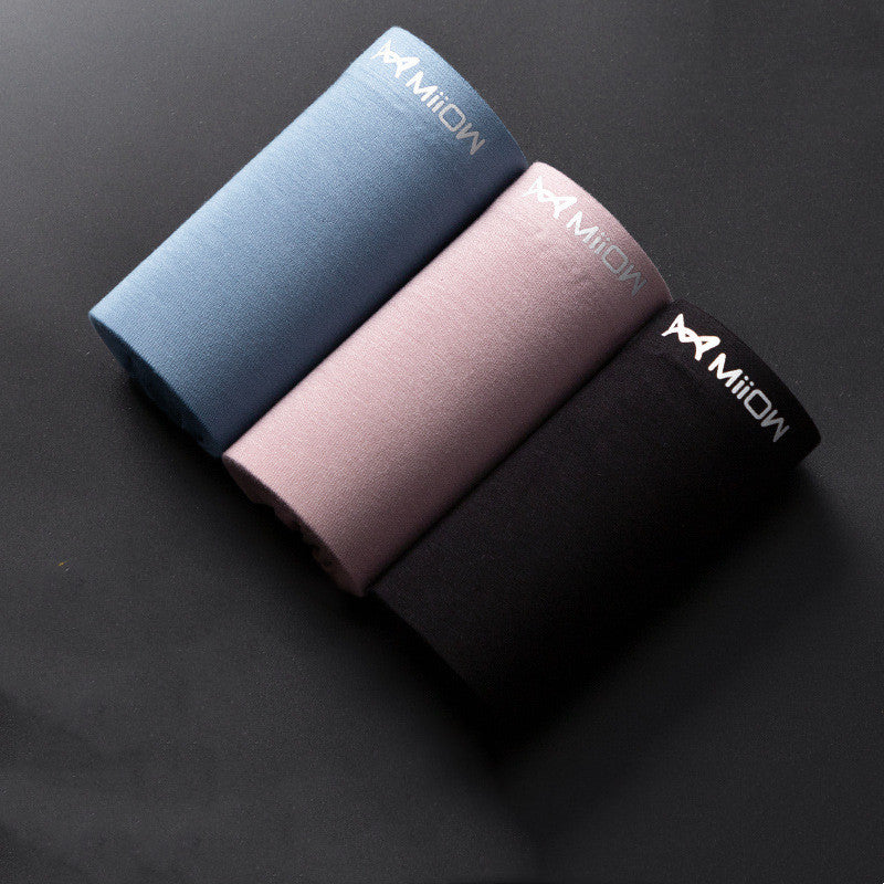 Male Modal Ice Silk No Trace Four Corners Large Size Antibacterial