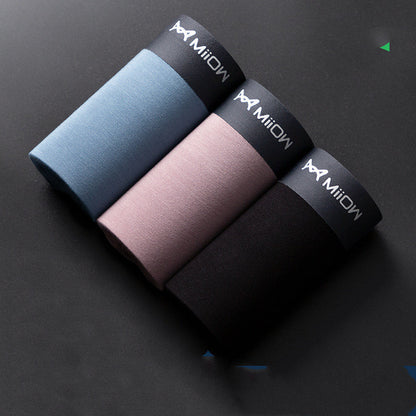 Male Modal Ice Silk No Trace Four Corners Large Size Antibacterial