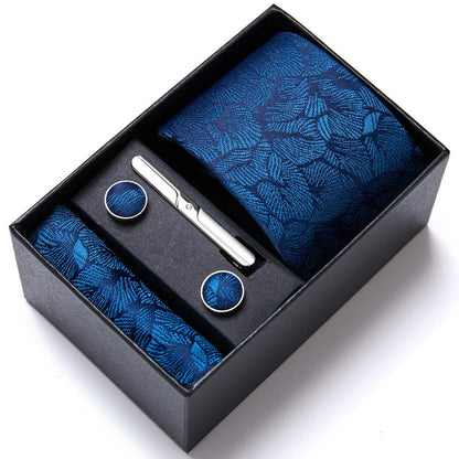 Men's Business Formal Tie Six-piece Set Gift Box