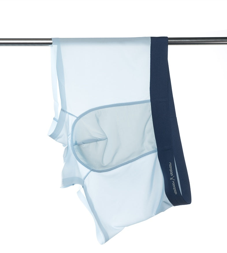 Ice silk underwear men's summer breathable ultra-thin quick-drying boxer