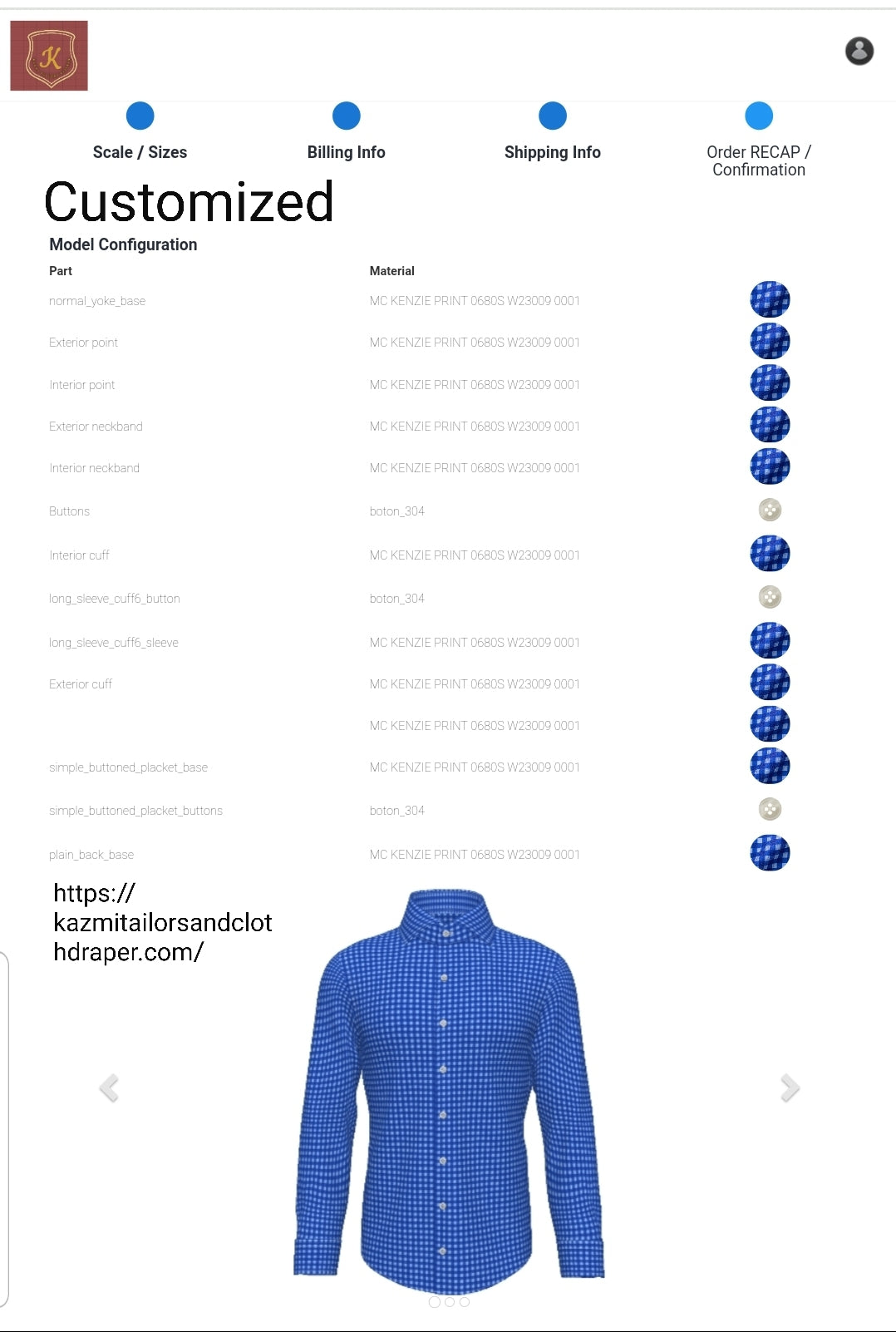 FLANNEL SHIRTS KD_706 CHECK SERIES CUSTOMIZED