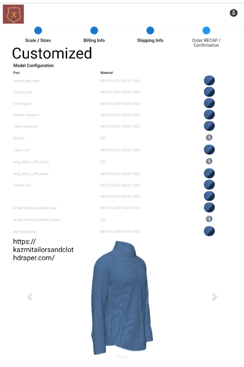 FLANNEL SHIRTS KD_708 CHECK SERIES CUSTOMIZED