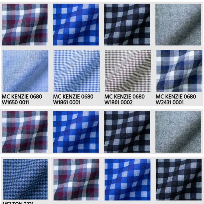FLANNEL SHIRTS KD_709 CHECK SERIES CUSTOMIZED