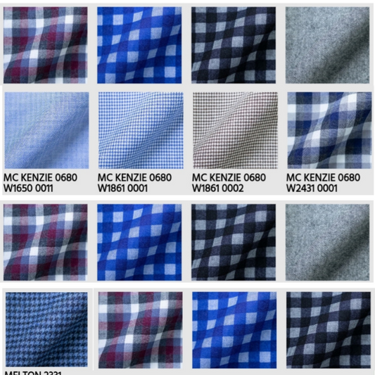 FLANNEL SHIRTS KD_709 CHECK SERIES CUSTOMIZED