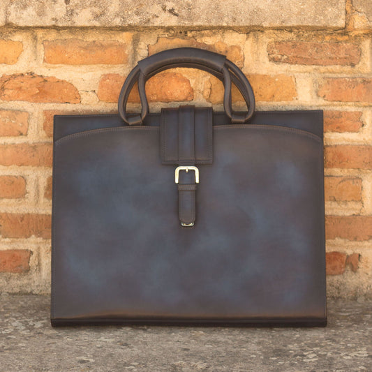 Brief Case_KD_Bespoke Leather Goods # 2874