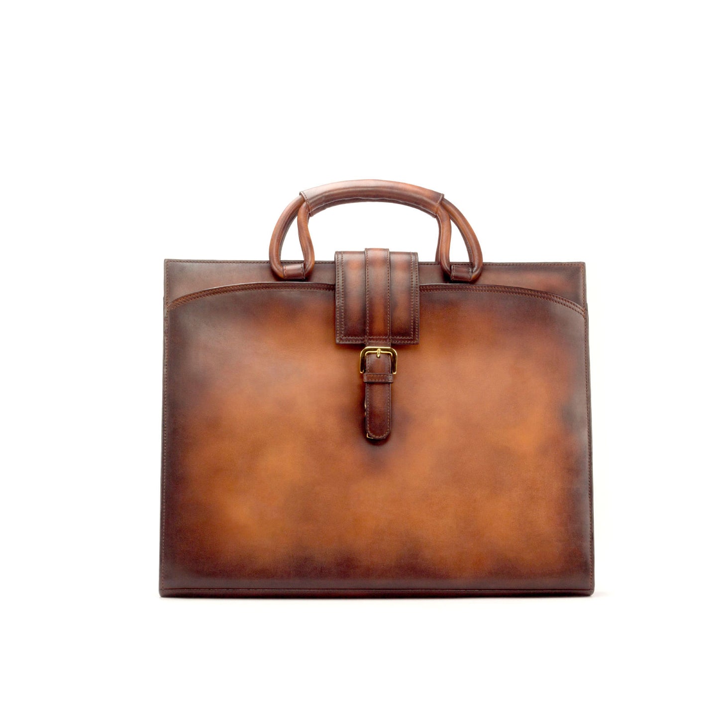 Brief Case_KD_Bespoke Leather Goods # 2923