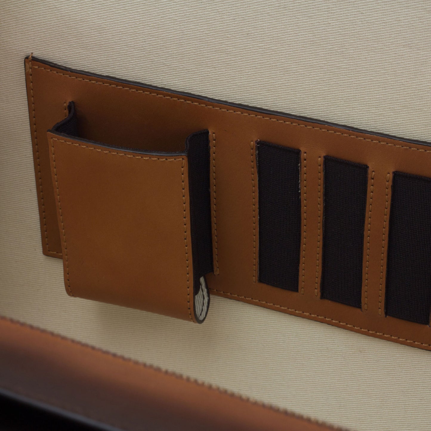 Brief Case_KD_Bespoke Leather Goods # 2923