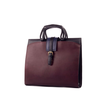 Brief Case_KD_Bespoke Leather Goods # 3069