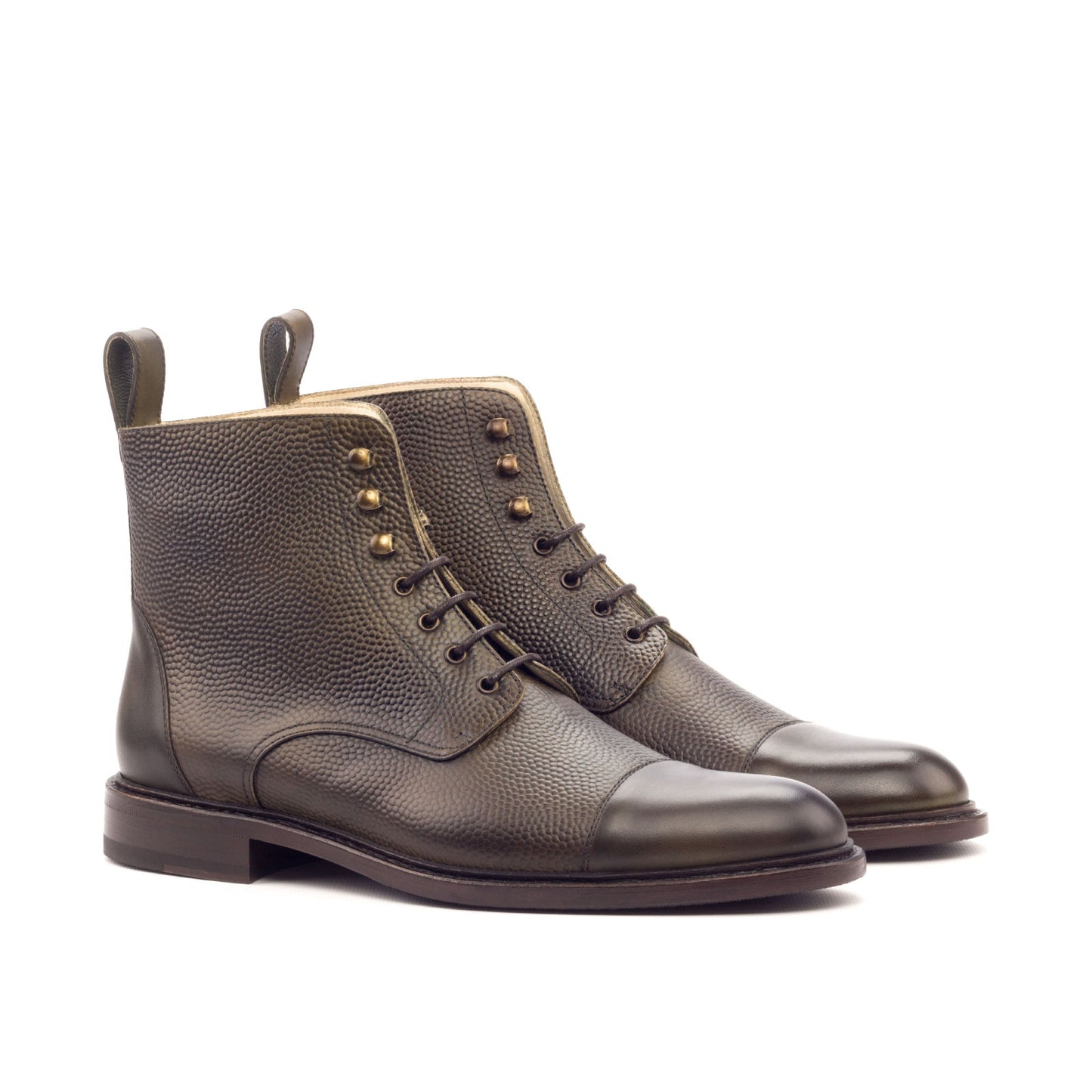 Women's Lace Up Captoe Boot_Model # KD 3078