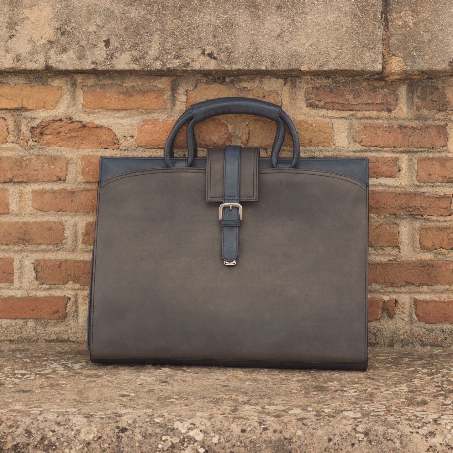 Brief Case_KD_Bespoke Leather Goods # 3147