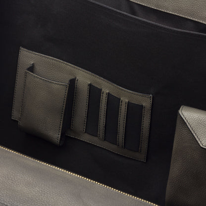 Brief Case_KD_Bespoke Leather Goods # 3159