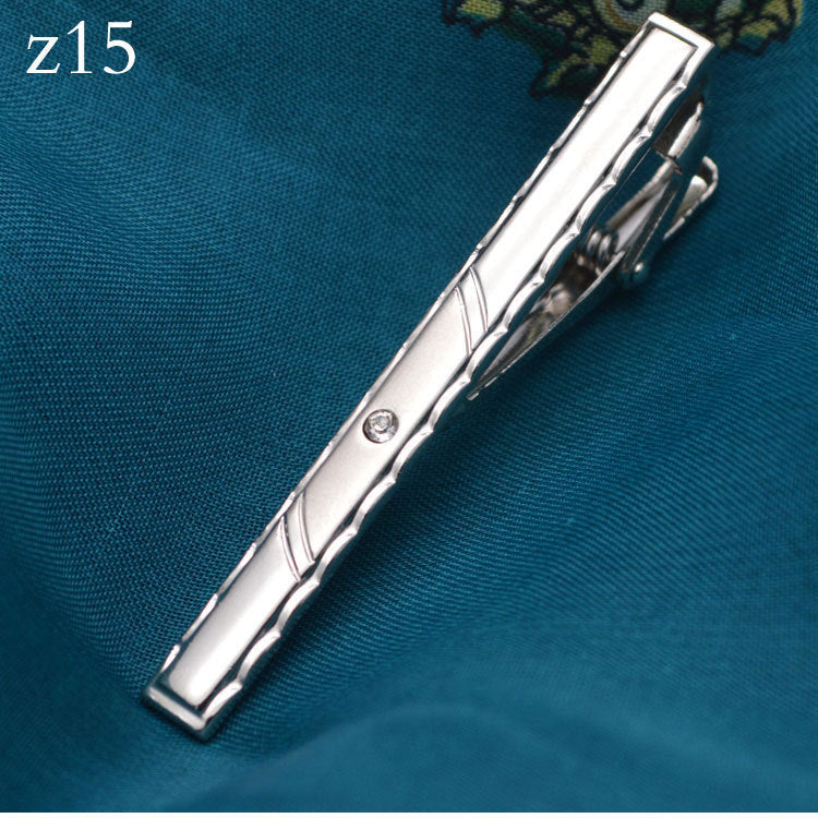 Men's Formal Wear Silver Tie Clip Fashion Simple