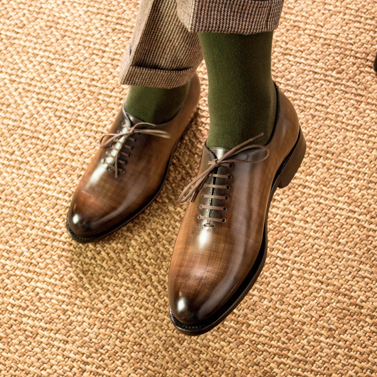 Men's Dress Shoes_Whole Cut_Papiro Patina # KD5249