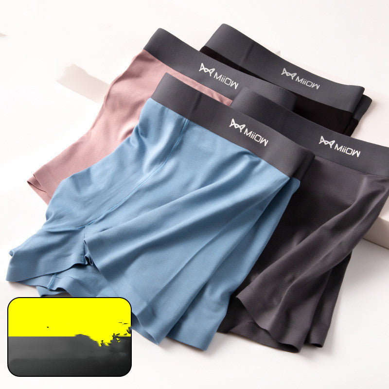 Male Modal Ice Silk No Trace Four Corners Large Size Antibacterial