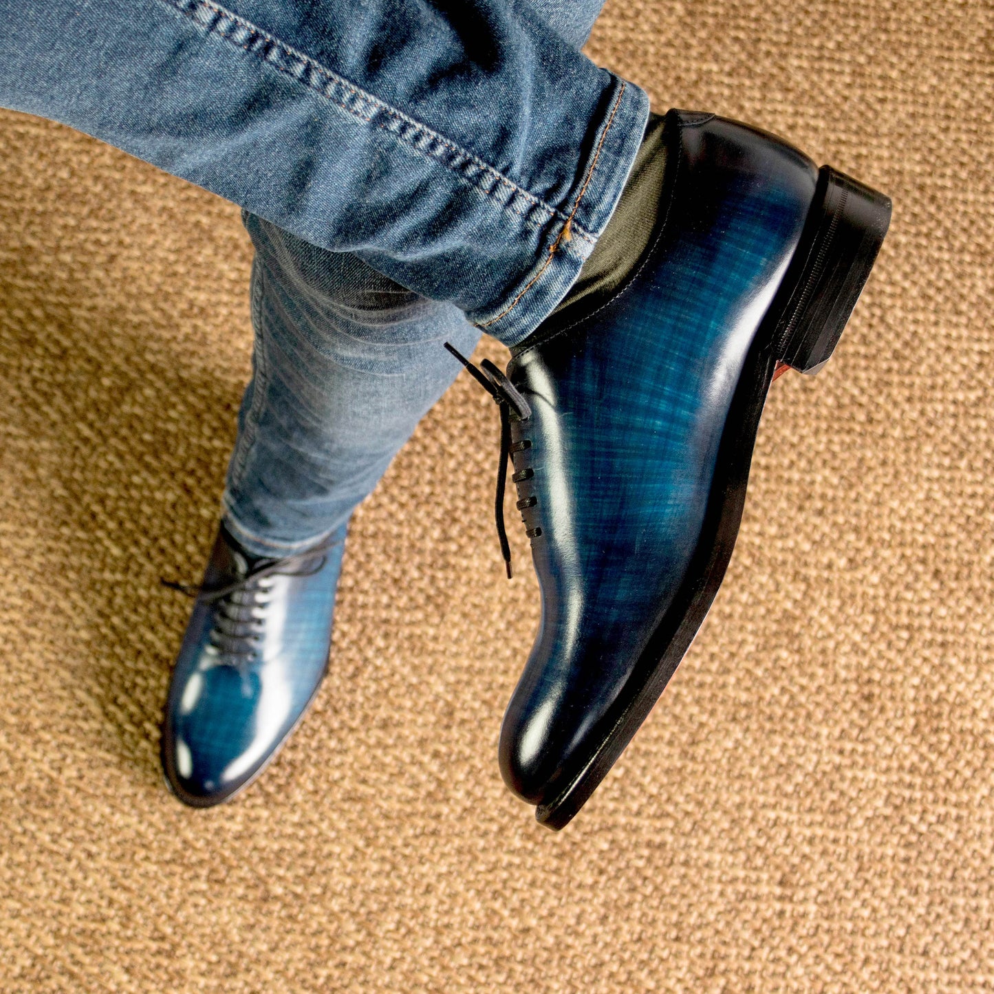 Men's Dress Shoes_Whole Cut_Papiro Patina # KD5249