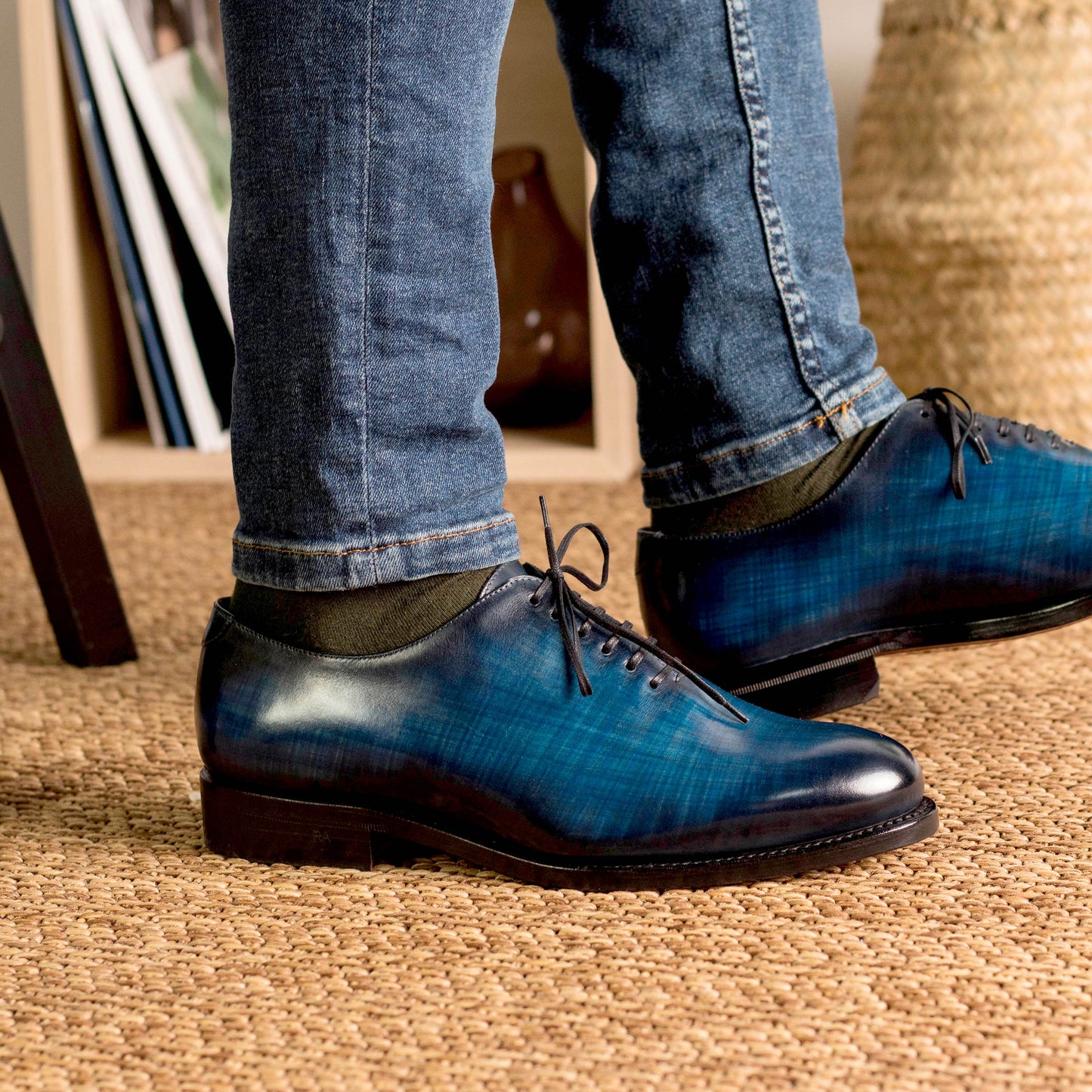 Men's Dress Shoes_Whole Cut_Papiro Patina # KD5249