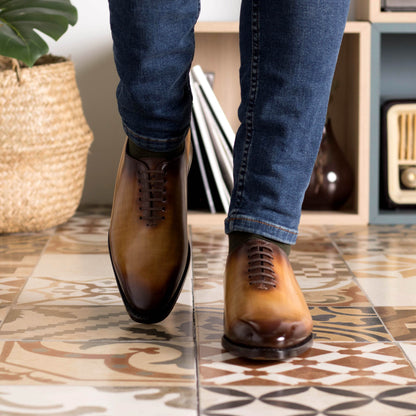 Men's Dress Shoes_Whole Cut_Papiro Patina # KD5249