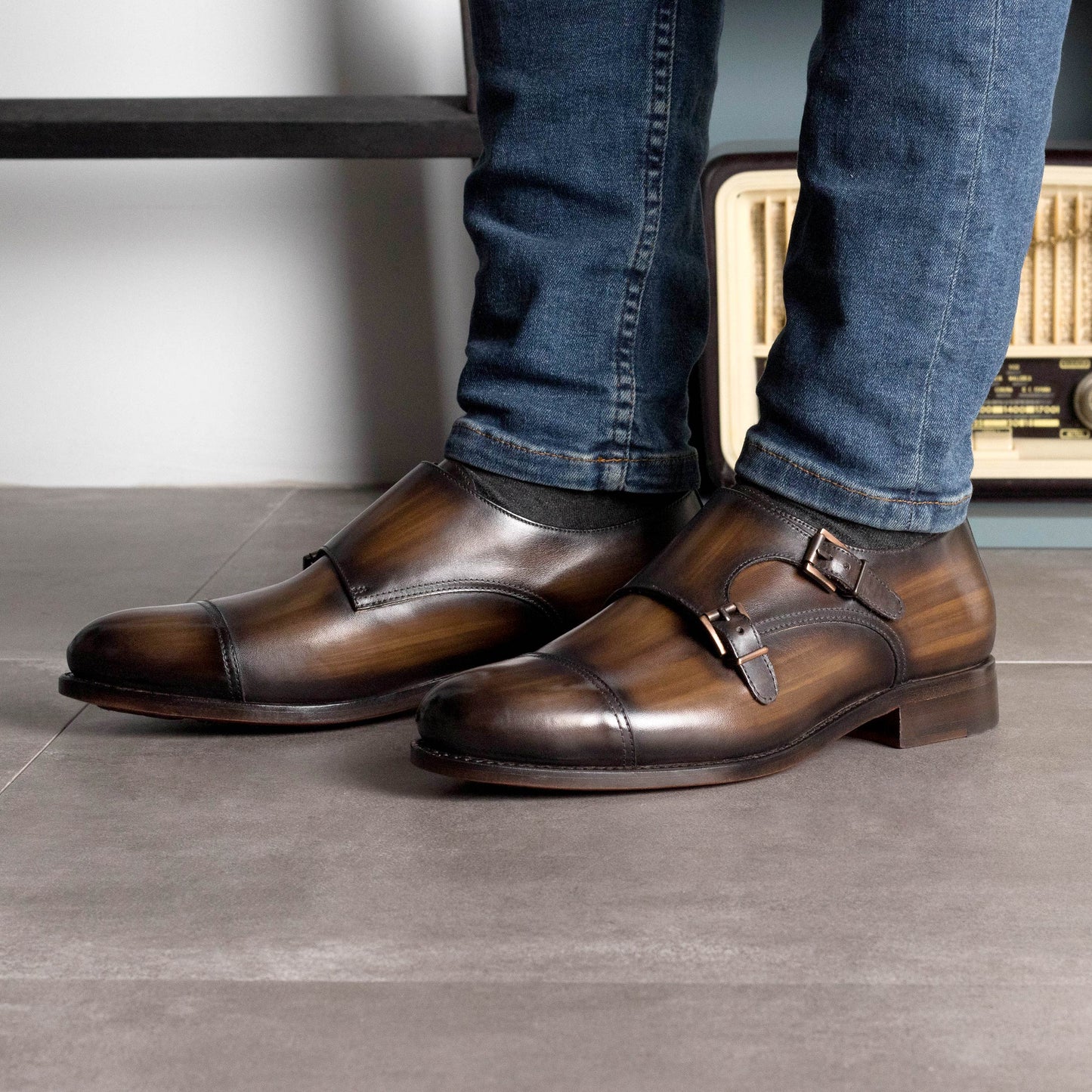 Double Monk_KD_5709_MEN'SHOES