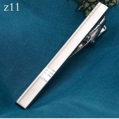 Men's Formal Wear Silver Tie Clip Fashion Simple