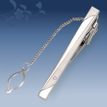 Metal Tie Clip Men's Suit Chain Simple Pattern Business Elegant Diamond Tie Clip