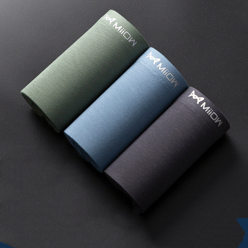 Male Modal Ice Silk No Trace Four Corners Large Size Antibacterial