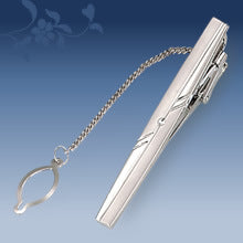 Metal Tie Clip Men's Suit Chain Simple Pattern Business Elegant Diamond Tie Clip