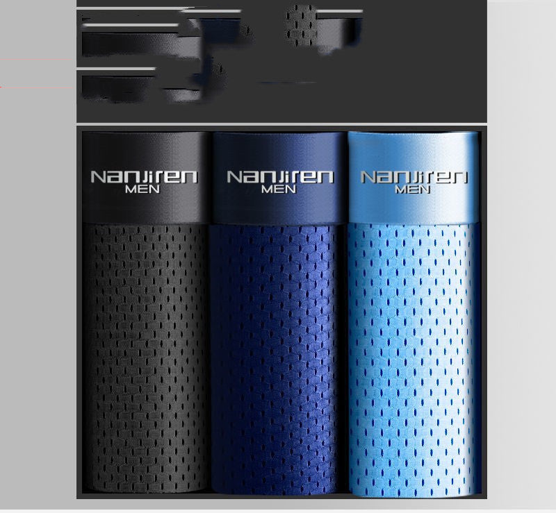 Men's Breathable Mesh Ice Silk Thin Underwear