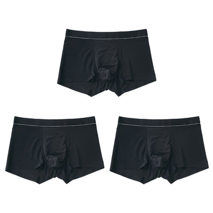 Men's Ice Silk Seamless Boxer Pants