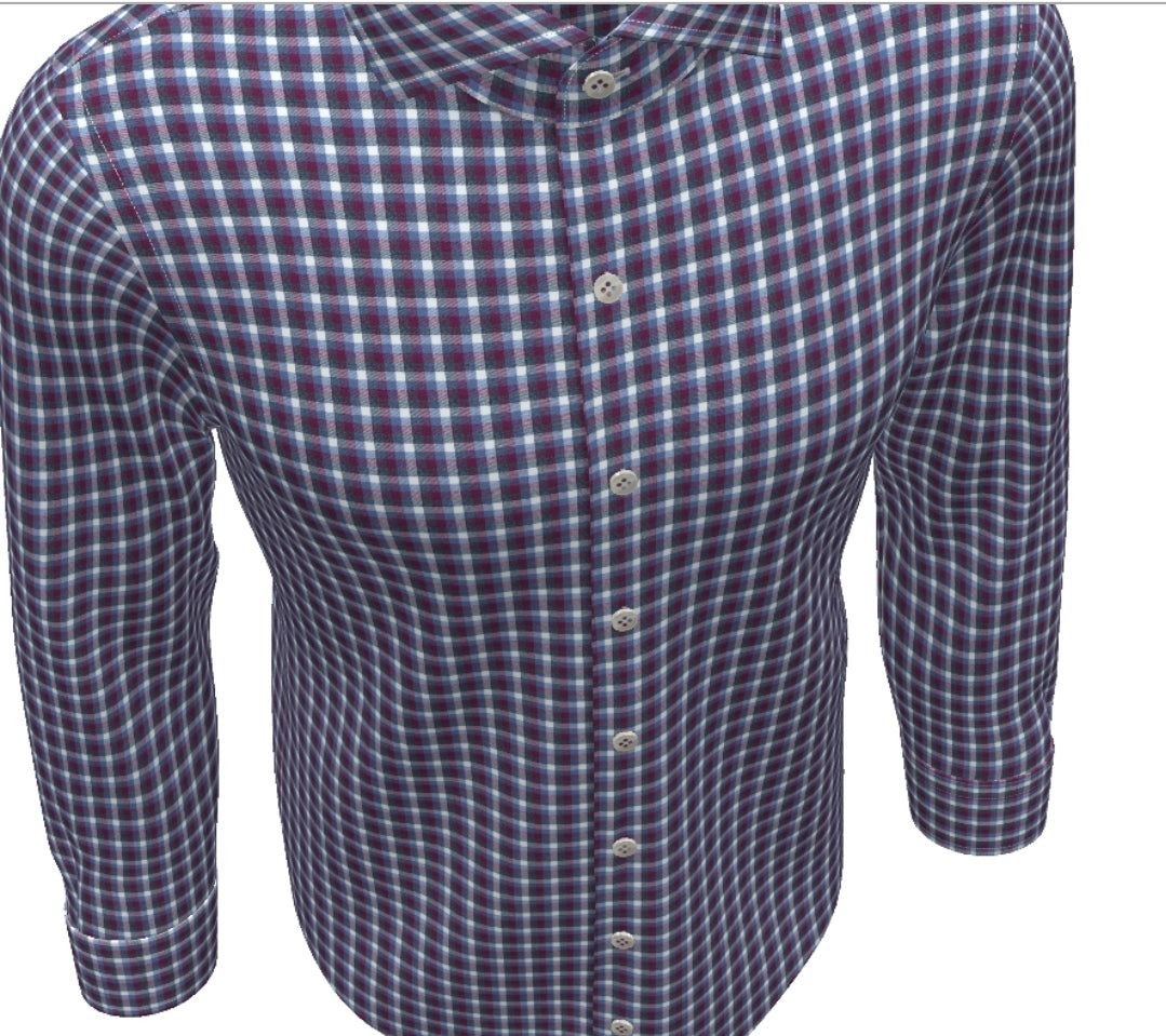 FLANNEL SHIRTS KD_705 CHECK SERIES CUSTOMIZED