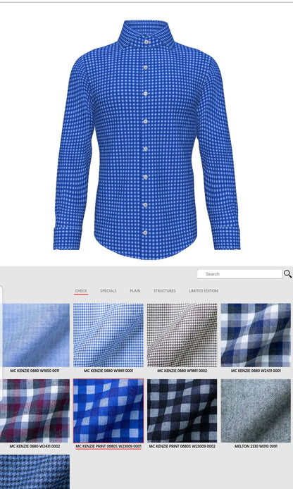 FLANNEL SHIRTS KD_706 CHECK SERIES CUSTOMIZED