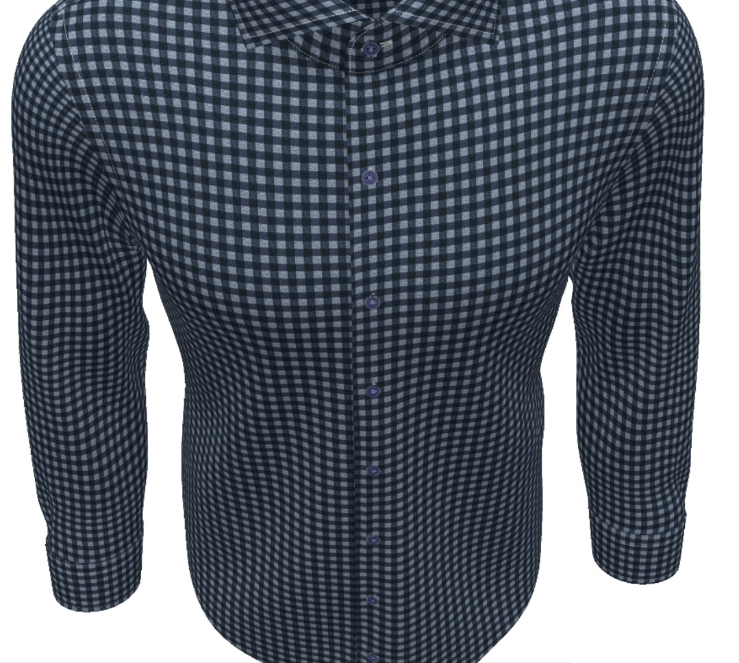 FLANNEL SHIRTS KD_707 CHECK SERIES CUSTOMIZED