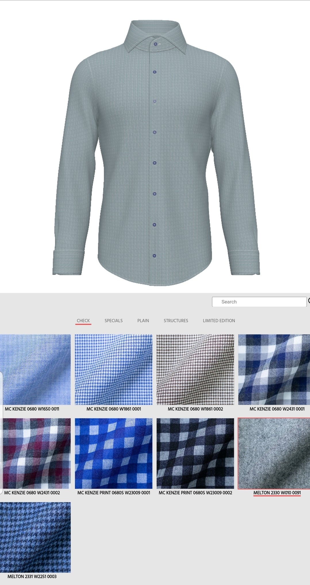 FLANNEL SHIRTS KD_709 CHECK SERIES CUSTOMIZED