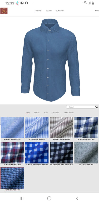 FLANNEL SHIRTS KD_708 CHECK SERIES CUSTOMIZED