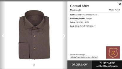 Get Inspired Casual Shirt # KD 5150