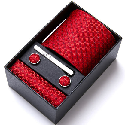 Men's Business Formal Tie Six-piece Set Gift Box