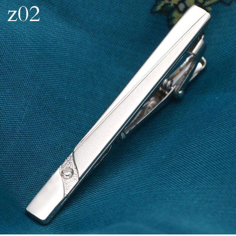 Men's Formal Wear Silver Tie Clip Fashion Simple