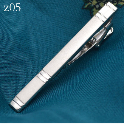 Men's Formal Wear Silver Tie Clip Fashion Simple