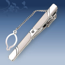 Metal Tie Clip Men's Suit Chain Simple Pattern Business Elegant Diamond Tie Clip