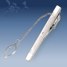 Metal Tie Clip Men's Suit Chain Simple Pattern Business Elegant Diamond Tie Clip