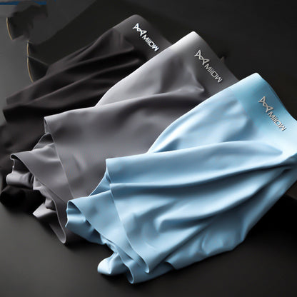 Male Modal Ice Silk No Trace Four Corners Large Size Antibacterial