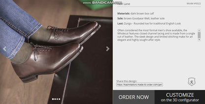 Dress Shoes Whole Cut Model #5022